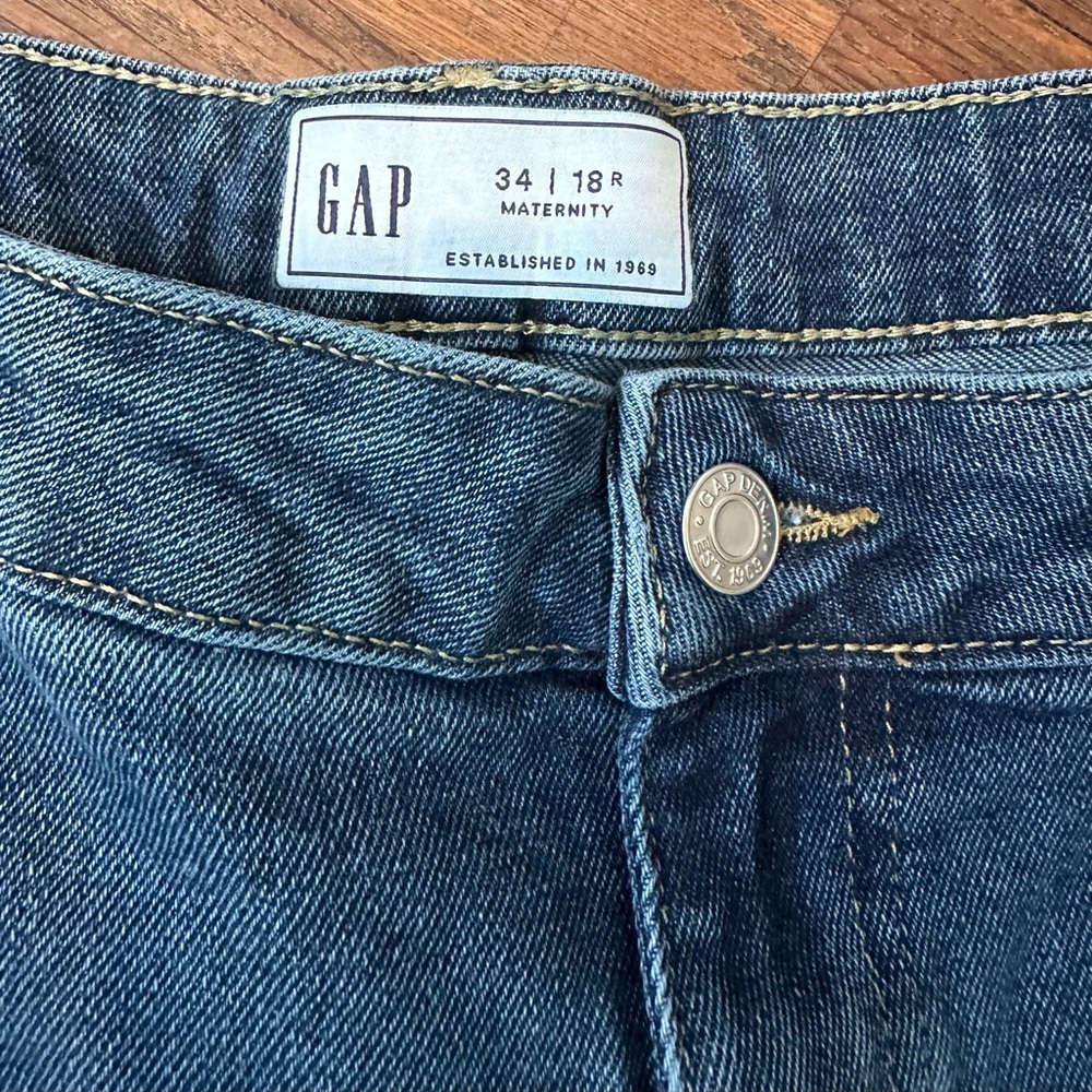 GAP Blue Denim Maternity Jeans